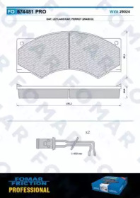 FOMAR FRICTION FO 674481